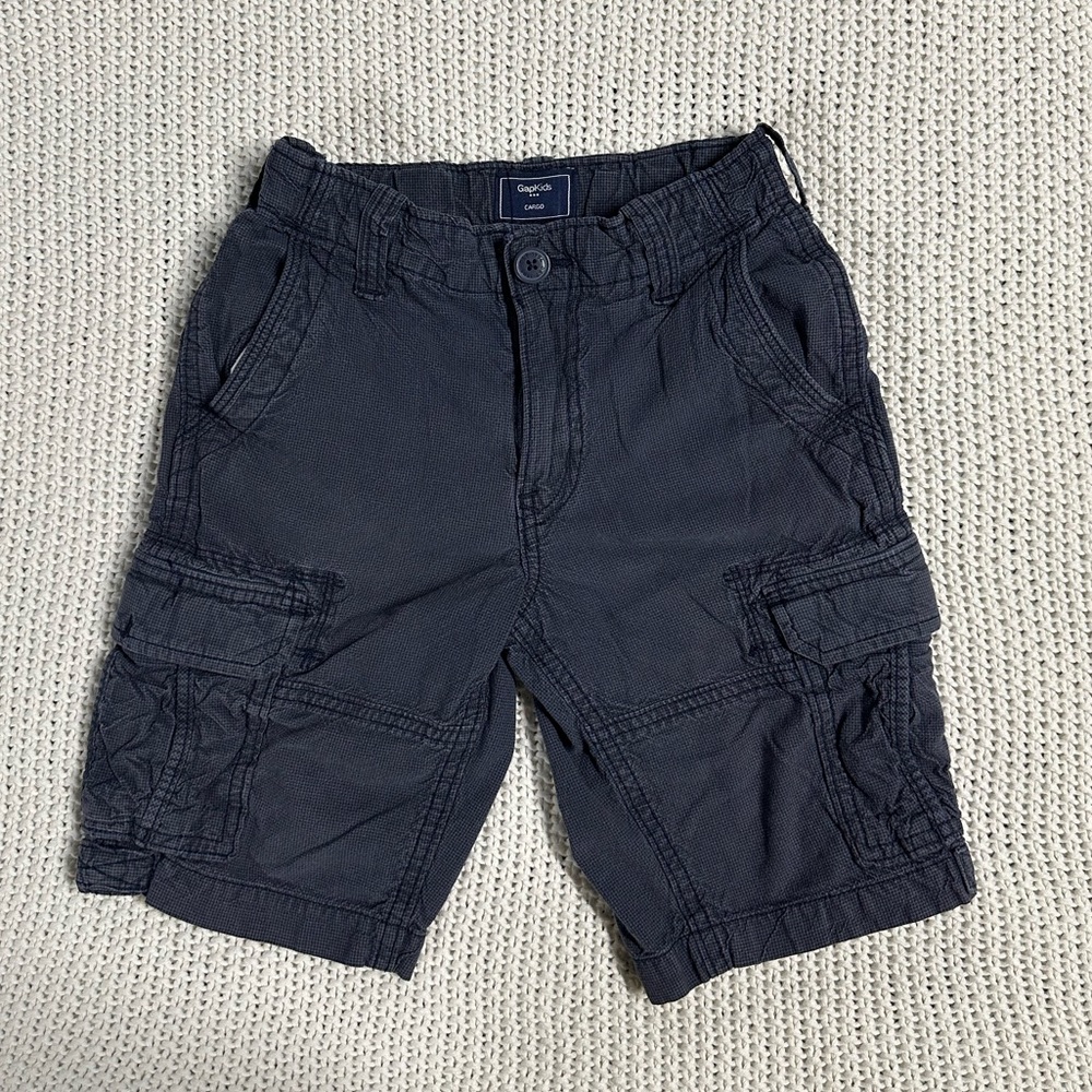 Gap navy boys cargo shorts